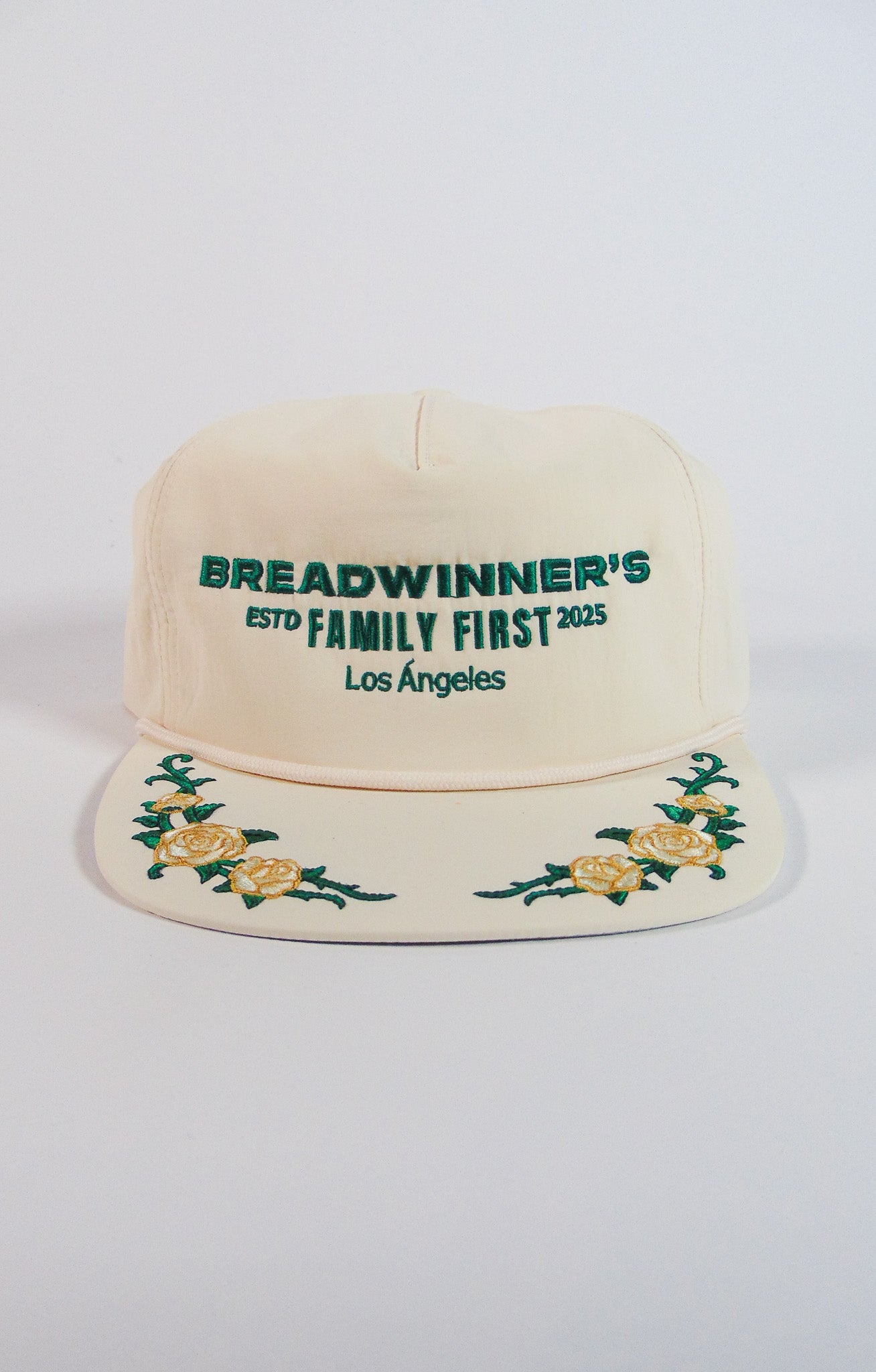 Embroidered snapback